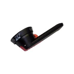 York - 025-35697-000 - Pistol Handle Red/black 125mm