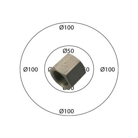 Coupling Special 3/8 Inch Orfs York - 023-20282-000 - Coupling Special 3/8 Inch Orfs
