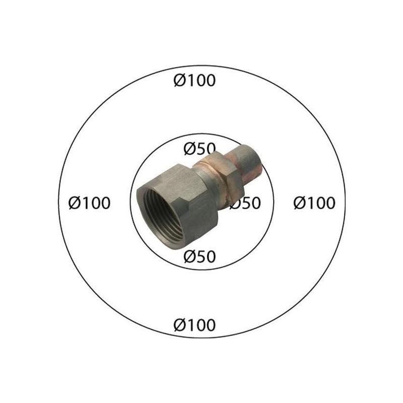 York - 023-19030-000 - Adapter Straight York - 023-19030-000 - Adapter Straight