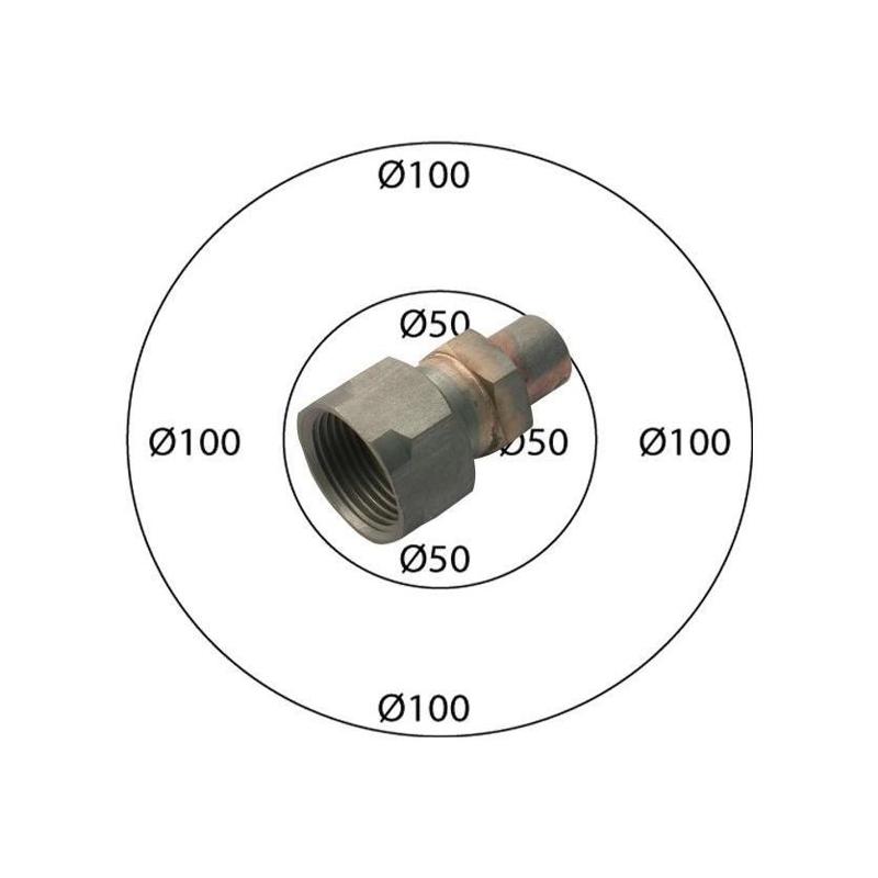 York - 023-19030-000 - Adapter Straight