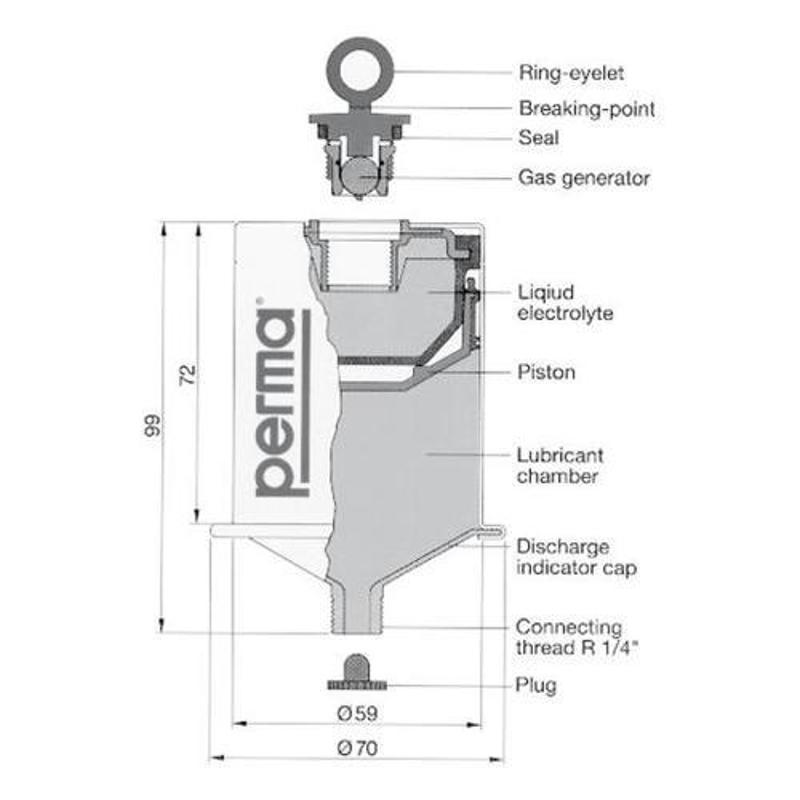 Nord - 28301000 - Kit Auto Lub Canister