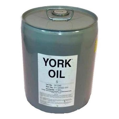 Oil S 5 Gal Can York - 011-00922-000 - Oil S 5 Gal Can
