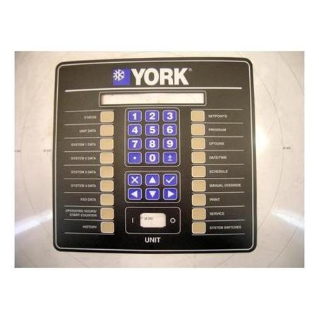 York 324-34930-001 - York - 324-34930-001 - Overlay Keypad Kit