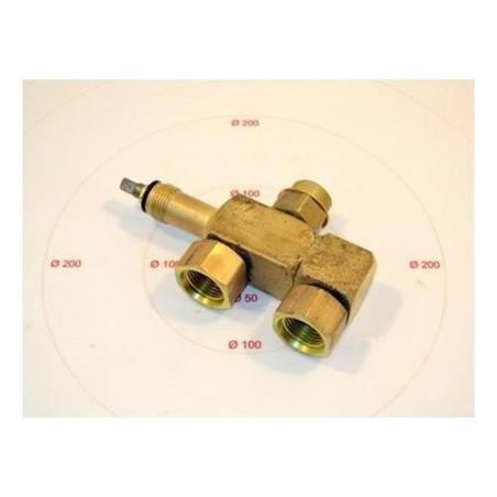 Valve 3 Way Stop 7/8-14unf-2 Amp York - 022-10072-000 - Valve 3 Way Stop 7/8-14unf-2 Amp